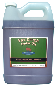 1 Gallon Bulk Cedar Oil - Essential Eastern Red Cedar (Juniperus Virginiana)