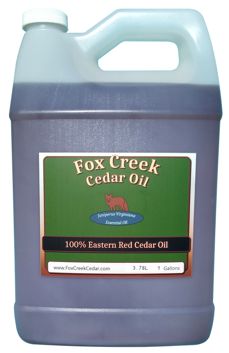 1 Gallon Bulk Cedar Oil - Essential Eastern Red Cedar (Juniperus Virginiana)