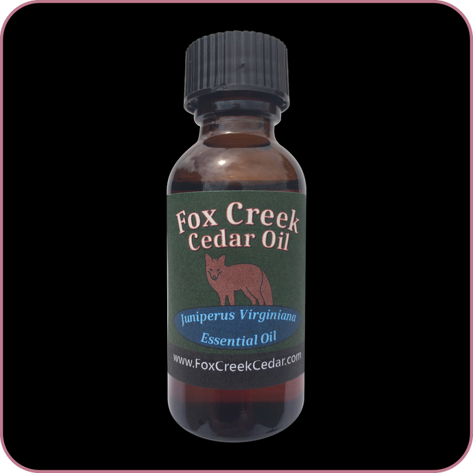 1oz Cedar Oil Bottle - Essential Eastern Red Cedar Wood (Juniperus Virginiana)
