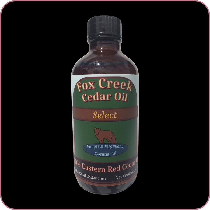 4oz Cedar Oil Bottle - Essential Eastern Red Cedar Wood (Juniperus Virginiana)